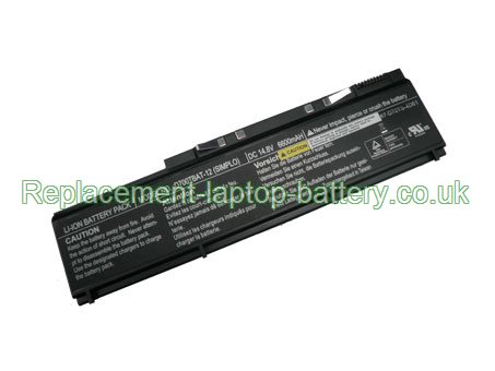 14.8V CLEVO D700TBAT-12 Battery 6600mAh