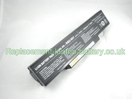 10.8V CLEVO M660BAT-6 Battery 7200mAh