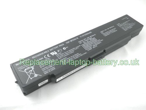 11.1V SONY VGP-BPS9/B Battery 5200mAh