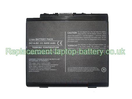 14.8V TOSHIBA PA3307U Battery 6450mAh