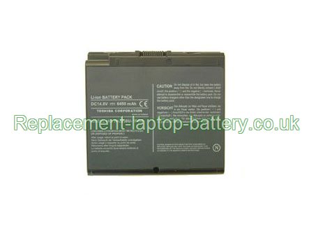 Toshiba PA3335U, PA3335U-1BRS, Satellite A30, A35 Series, Satellite 2435 Replacement Laptop Battery 6450mAh 14.8V