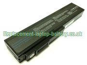 Replacement Laptop Battery for  4400mAh ASUS N53JG, N52VF, N43J, N52A, 