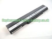 Replacement Laptop Battery for  4400mAh ASUS A42-K52, K52f, A32-K52, K52jr, 