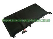 Replacement Laptop Battery for  50WH ASUS Vivobook S551LA, Vivobook V551LB-DB71T, C31-S551, VivoBook V551L, 