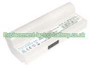 Asus AL23-901, AL23-901H, Eee PC 901, PC 904, PC 1000H Series Replacement Laptop Battery 6600mAh