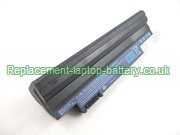 Replacement Laptop Battery for  7800mAh ACER Aspire One D255-2691, Aspire One D260-2440, Aspire One AOD255-2520, Aspire One Happy Purple-2DQuu, 