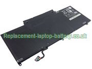 Replacement Laptop Battery for  40WH Dell DGGGT, XPS11S, XPS11D-1308T, XPS11-1508T, 