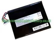 Replacement Laptop Battery for  4240mAh GETAC BP1S1P4240L, 441873000005, 
