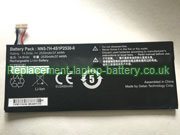 Replacement Laptop Battery for  2530mAh GETAC NN5-7H-4S1P2530-00, 