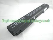 Replacement Laptop Battery for  4400mAh HP COMPAQ Business Notebook 8510p, Business Notebook nw8200, HSTNN-UB11, 398876-001, 