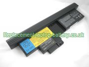 Replacement Laptop Battery for  4300mAh IBM ThinkPad X200 Tablet, FRU 42T4657, ThinkPad X200 Tablet 7453, ThinkPad X200 Tablet 2266, 