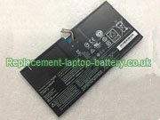 Replacement Laptop Battery for  41WH LENOVO L15M4PC3, L15L4PC3, IdeaPad Miix 720, 