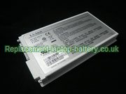 Replacement Laptop Battery for  4400mAh GATEWAY W72044LA, 