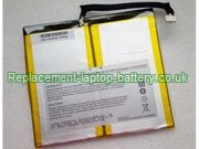 Replacement Laptop Battery for  7000mAh MSI BTY-S1G, 