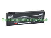 Replacement Laptop Battery for  71WH SAMSUNG SP303, SP304, SP305, 