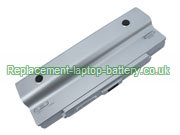 Sony VGP-BPL9, VGP-BPS9, VGP-BPS9/S, VAIO VGN-AR CR NR Series Replacement Laptop Battery 10400mAh Silver