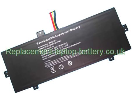 Replacement Laptop Battery for  4000mAh Long life OTHER GSP3277107-2S, Prixton Flex 4/64GB de 11.6, Prixton Flex 4/64GB, 3882229C,  