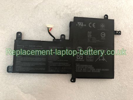 Replacement Laptop Battery for  42WH Long life ASUS B31N1729, VivoBook S15 S530FN, VivoBook S15 S530FA-BQ00, X530FN,  