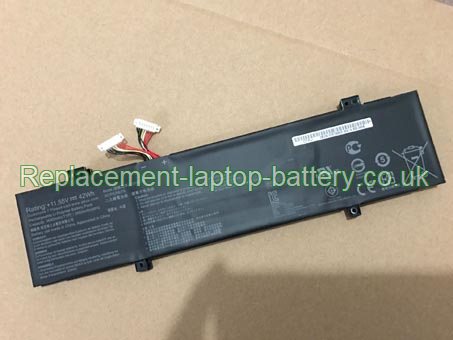 Replacement Laptop Battery for  42WH Long life ASUS C31N1733, VivoBook Flip 14 TP412UA, VivoBook Flip 14 TP412,  
