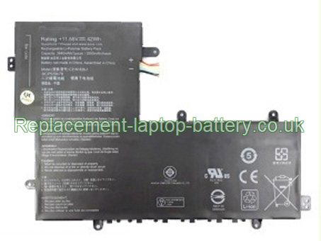 Replacement Laptop Battery for  42WH Long life ASUS Chromebook C204MA, Chromebook C214MA-BU0003, C31N1836, Chromebook C204MA-GJ0003,  