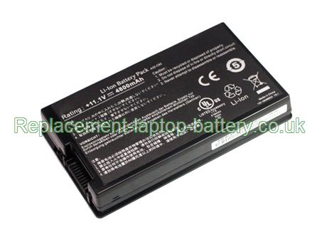 Replacement Laptop Battery for  4800mAh Long life ASUS A32-C90, C90s, C90, C90p,  