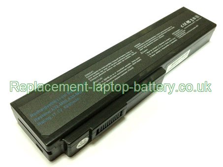 Replacement Laptop Battery for  4400mAh Long life ASUS N53JG, N52VF, N43J, N52A,  