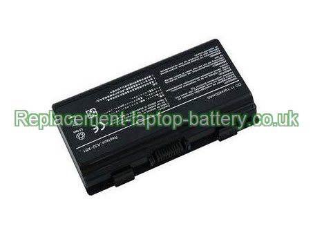 Replacement Laptop Battery for  4400mAh Long life ASUS X51RL, 90-NQK1B1000Y, T12Er, X51L,  