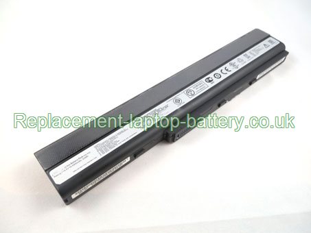 Replacement Laptop Battery for  4400mAh Long life ASUS A42-K52, K52f, A32-K52, K52jr,  
