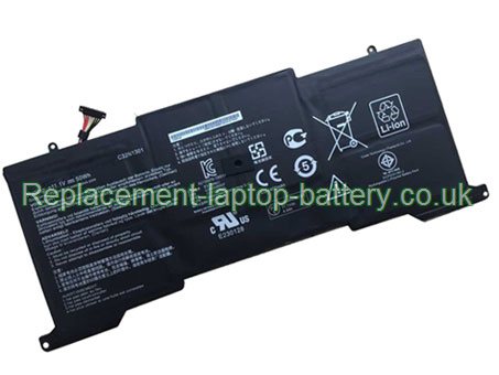 Replacement Laptop Battery for  50WH Long life ASUS C32N1301, Zenbook Touch UX31LA-US51T, Zenbook UX31LA,  