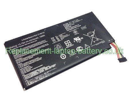 3.75V ASUS C11-ME172V Battery 16WH