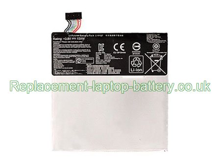 3.8V ASUS C11P1327 Battery 15WH