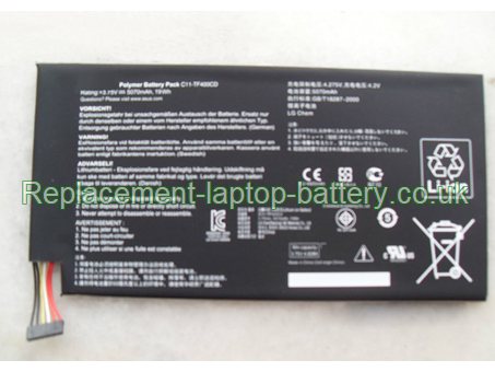 3.75V ASUS C11-TF400CD Battery 19WH