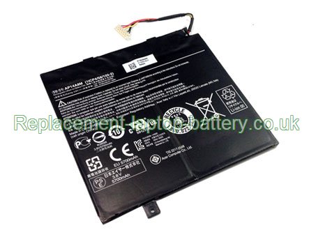 3.8V ACER Aspire Switch 10 SW5-011 Battery 5910mAh