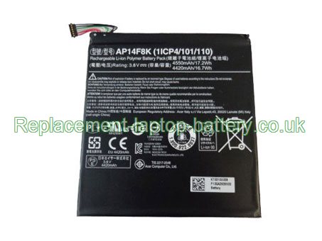 3.8V ACER AP14F8K Battery 4420mAh