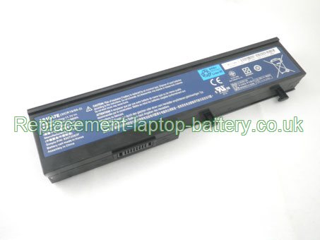 Replacement Laptop Battery for  66WH Long life GATEWAY AS10A7E, 934T2083,  