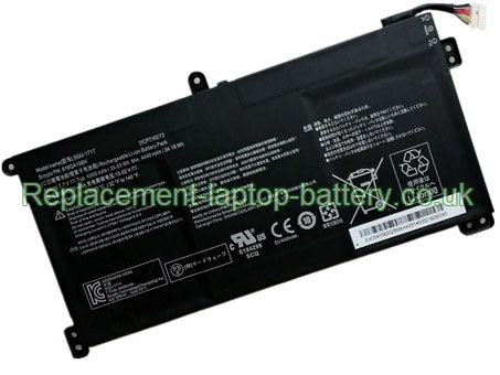Replacement Laptop Battery for  4550mAh Long life ACER  SQU-1717, 916QA108H,  
