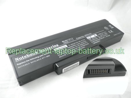 Replacement Laptop Battery for  6600mAh Long life COMPAL BATHL90L9, BATEL90L9, HL90,  