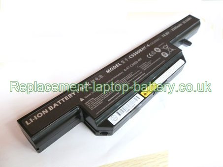Replacement Laptop Battery for  2200mAh Long life CLEVO C5500BAT-4, C5500BAT-4(CELXPERT), 6-87-C550S-4YF,  