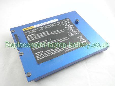 Replacement Laptop Battery for  6600mAh Long life CLEVO Sager NP9860, D900TBAT-12, PortaNote D90K, PortaNote 9800 Series,  