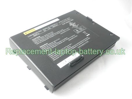 Replacement Laptop Battery for  6600mAh Long life CLEVO Sager NP9750, 6-87-D90CS-4E6, D900TBAT-12, PortaNote D9T,  