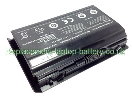 Replacement Laptop Battery for  5200mAh Long life SAGER Sager NP6350 Series, Sager NP6370 Series,  