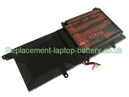 11.4V CLEVO 6-87-N130S-3U9A Battery 36WH