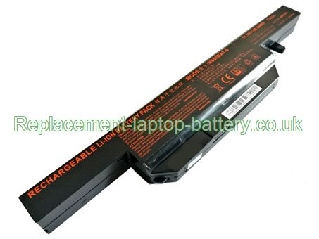 Replacement Laptop Battery for  4400mAh Long life CLEVO N650BAT-6, 6-87-N650S-4UF1,  