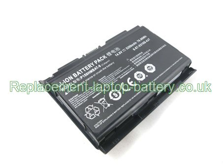 Replacement Laptop Battery for  5200mAh Long life CLEVO P150HMBAT-8, 6-87-X510S-4J7, 6-87-X510S-4D73, Schenker XMG P501 Pro,  
