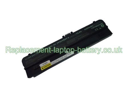 Replacement Laptop Battery for  4400mAh Long life CLEVO TP80VBAT-6, 6-67-T80VS-454,  