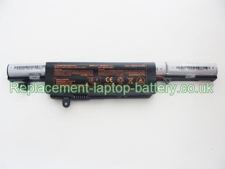 Replacement Laptop Battery for  2200mAh Long life CLEVO W547BAT-4, W547BAT-6,  