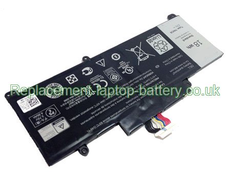 3.7V Dell Venue 8 Pro 3845 Tablet Battery 18WH