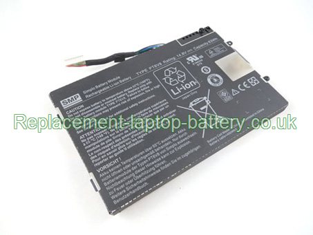 Replacement Laptop Battery for  62WH Long life Dell PT6V8, Alienware M14x Series, KR-08P6X6, 08P6X6,  