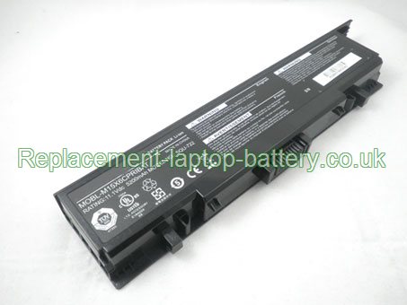 Replacement Laptop Battery for  5200mAh Long life Dell M15X6CPRIBABLK, Alienware M15X, SQU-724, M15X9CEXIBATLK,  