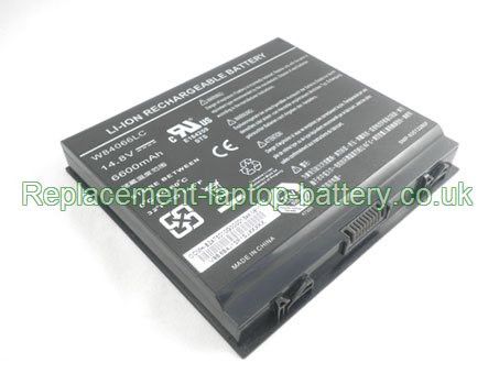 14.8V Dell W84066LC Battery 6600mAh